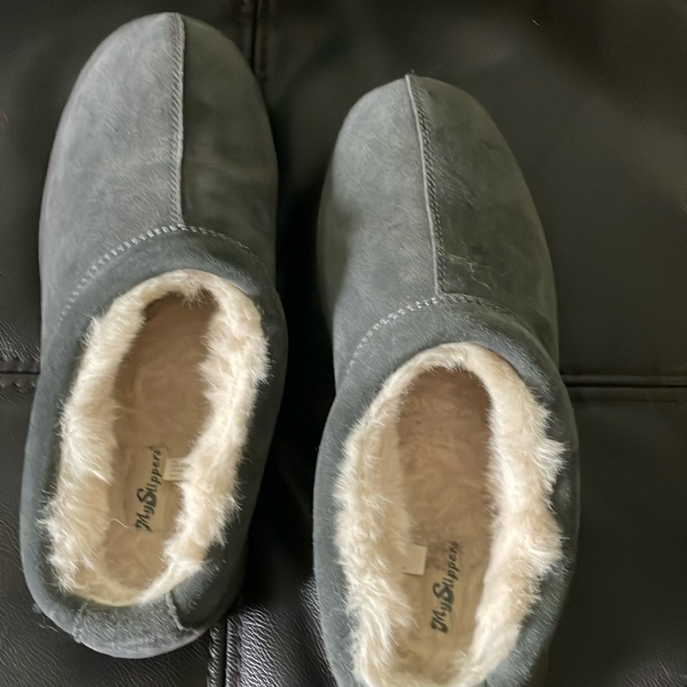 Like new my slippers, casual slippers, handsome gray color